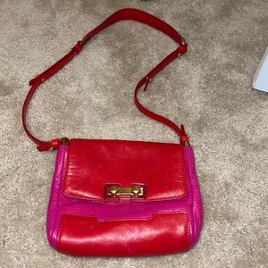 Pink and red Marc Jacobs purse